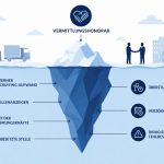Personalvermittlung: Eisbergillustration symbolisiert die versteckten Kosten KI generiert Personalvermittlung: Eisbergillustration symbolisiert die versteckten Kosten KI generiert